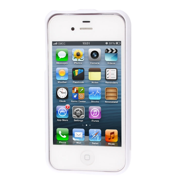 DIY 3D Sublimation Machine Blanks White Back TPU Case Cover for iPhone 4 & 4S (Using in S-EPR-0002 & S-EPR-0104)