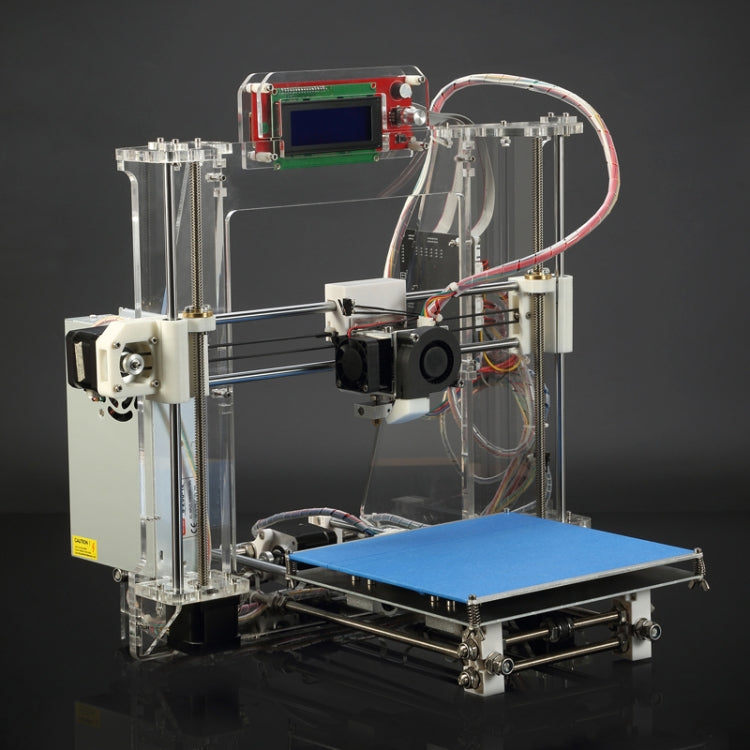 Z605S 3D Printer Desktop Printer High Precision Acrylic Frame Three-Dimensional Physical Printer with LED Screen (Using 1.75mm Printing Supplies)