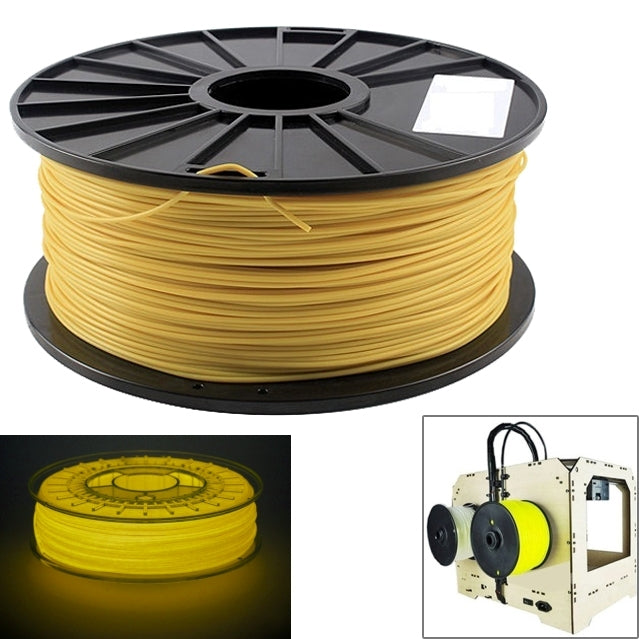 PLA 3.0 mm Luminous 3D Printer Filaments, about 345m