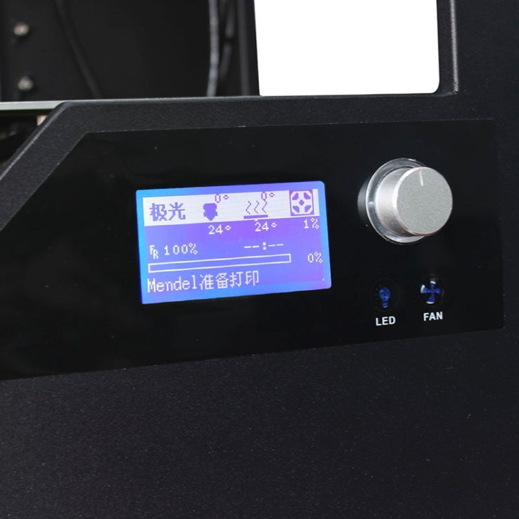 Z-603S 3D Desktop High Precision Metal Frame Three-Dimensional Physical Printer, Recommended use 1.75mm printing supplies(Black)