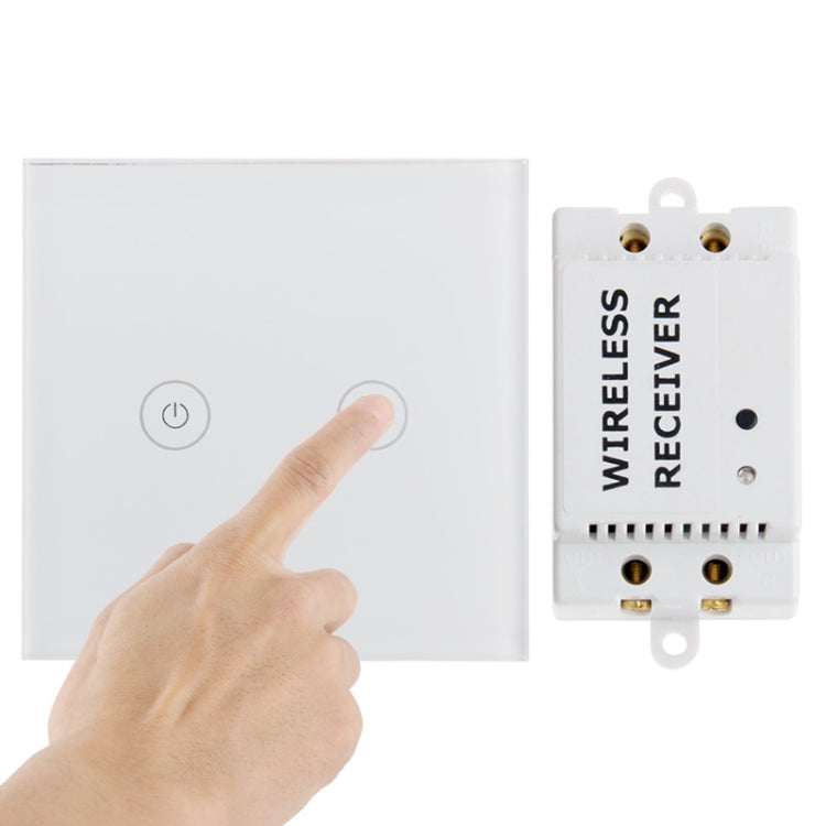 2 Ways Wireless Remote Control Light Touch Switch, Spectrum: 433.92MHz, Remote Control Distance: 30m