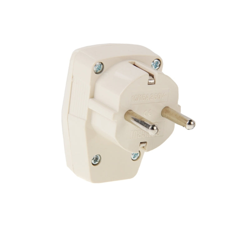 EU Plug with Switch On/Off Function, Safety Fused, Wall Home AC Power Charger Adapter