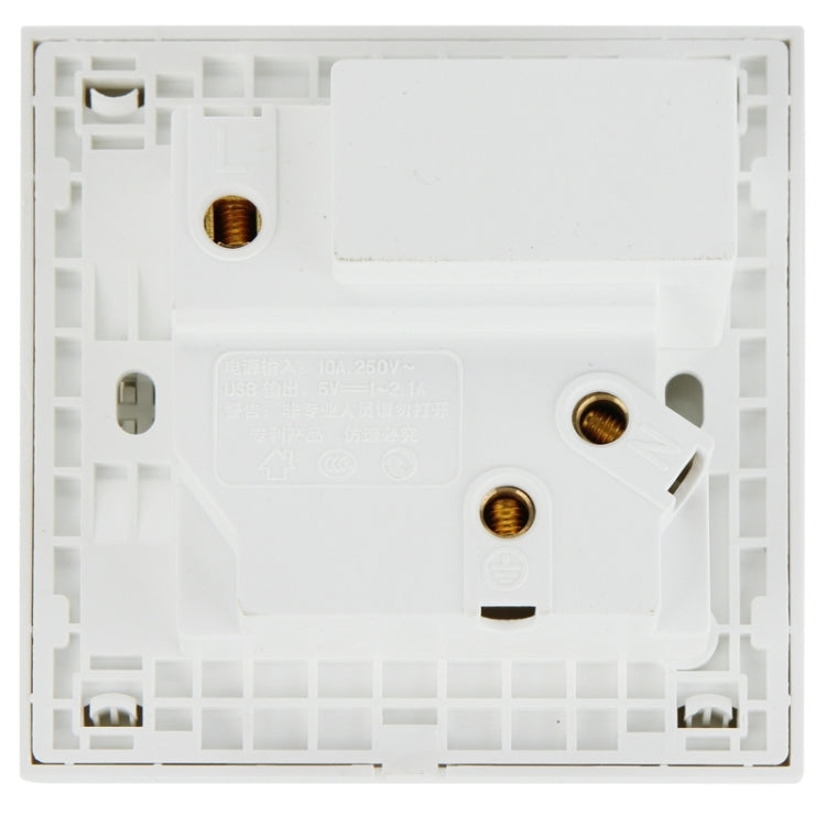 RNAI DC 5.0V / 1~2.1A Dual USB Charging Wall Socket with Power Switch (UK / EU / AU / US Plug)