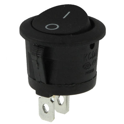 Rocker Switch 2 Pin ON / OFF 5A 250V AC / 10A 125V AC(Black)