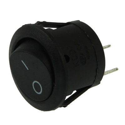 Rocker Switch 2 Pin ON / OFF 5A 250V AC / 10A 125V AC(Black)