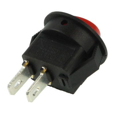 Rocker Switch 2 Pin ON / OFF 3A 250V AC / 6A 125V AC(Red)