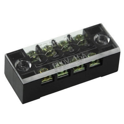 TB-1504 600V 15A Double Row 4 Position Terminal Connector (15A / 4P)