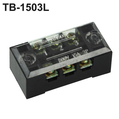 TB-1503L 600V 15A Double Row 3 Position Terminal Connector (15A / 3P)