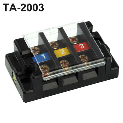 TA-2003 600V 20A Double Row 3 Position Terminal Connector (20A / 3P)