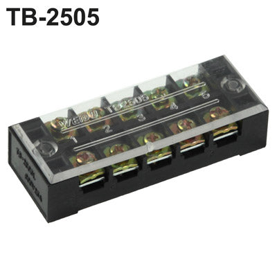 TB-2505 600V 25A Double Row 5 Position Terminal Connector (25A / 5P)