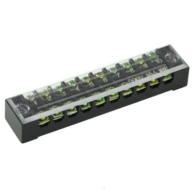 TB-1510L 600V 15A Double Row 10 Position Terminal Connector (15A / 10P)
