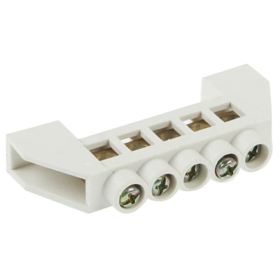 5 Position Plastic Terminal Block Connectors, Cable Diameter: 7mm
