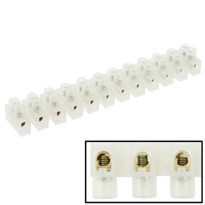 380V 10A 12 Position Plastic Terminal Block Connectors, Wire section: 6mm2