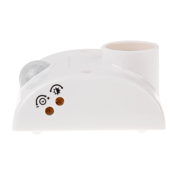 JL-009 Delay Switch Type Human Infrared Induction E27 Lamp Holder, Detection Range: 5-8m(White)