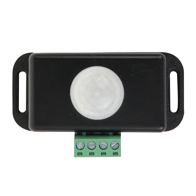 PIR-8 DC 12V-24V 6A Infrared PIR Motion Sensor Switch, Detection Range: 8m(Black)