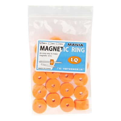 Screwdriver Magnetizer / Degaussing Ring, Inner diameter: 4mm(Orange)(Orange)