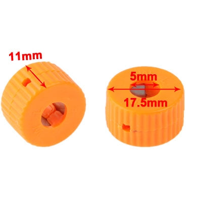 Screwdriver Magnetizer / Degaussing Ring, Inner diameter: 5mm(Orange)(Orange)