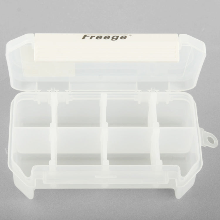 Medicine / Jewelry Organizer / Electronic Parts 8 Grids Plastic Storage Box(Transparent)