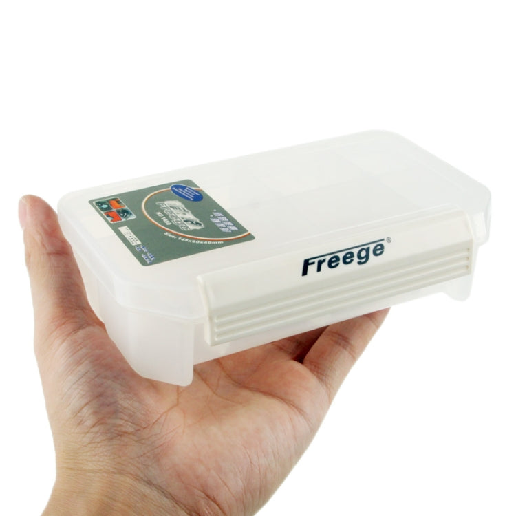 Medicine / Jewelry Organizer / Electronic Parts 8 Grids Plastic Storage Box(Transparent)