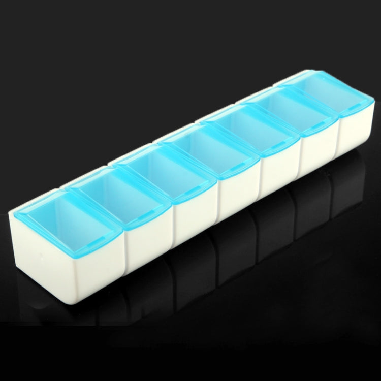 Medicine / Jewelry Organizer / Electronic Parts 7 Grids Plastic Removable Storage Box