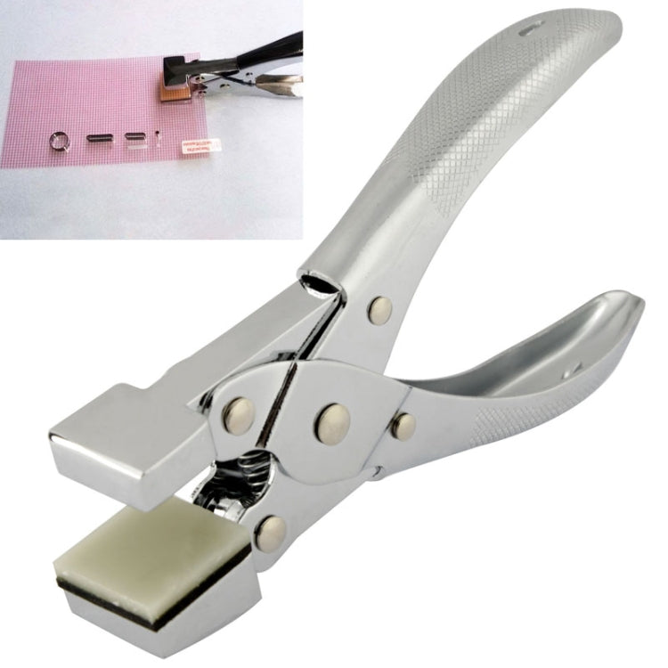 Universal Screen Attach Punching Machine / Punching Forcep(Silver)