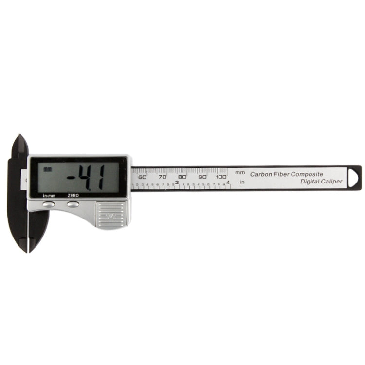 100mm / 4 inch LCD Carbon Fiber Composite Digital Caliper
