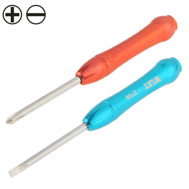 2 in 1 Professional Versatile Mini Screwdriver Set (2.0 x 25mm Slotted Screwdriver + 2.0 x 25mm Cross Screwdriver) for Digital Camera / Mobile Phone / Glass, WL-2700