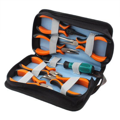 Mini 7 Sets of Household 6pcs Pliers Combination + 1pcs Screwdriver Tool Set