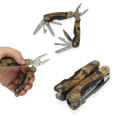 9 in 1 Stainless Steel Multi-Function Pocket Foldable Pliers Toolkit