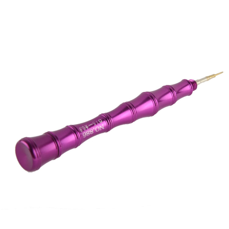 Professional 2 in 1 (0.8 x 25mm Slotted Screwdriver + 0.8 x 25mm Cross Screwdriver) Screwdriver(Purple)