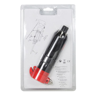 6 in 1 Multi-Screwdriver Torch with Hammer
