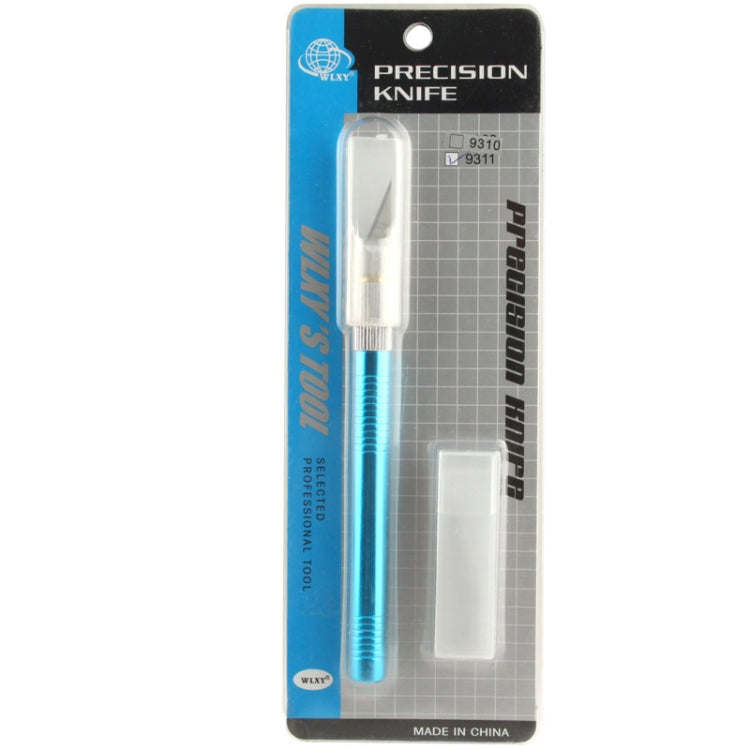 WLXY-9311, WLXY Tool Precision Knife with Replaceable Blade for Mat Cutting / Model Making / Etching / Carving / Scoring / Trimming, OAL: 145mm, Size: 121mm x 10mm Diameter