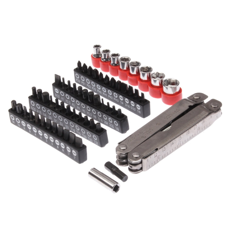 Multifunction Portable Copper Pliers + 48 Screwdriver Bit Set