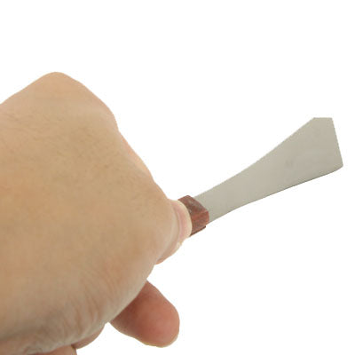 Asymmetric Wood Handle Metal Painting knife