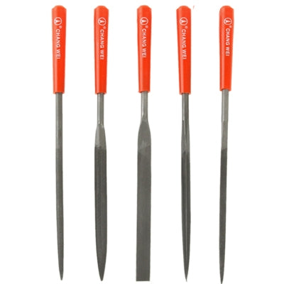 3x140mm Precision Assorted Files Group Tool (5pcs Set)