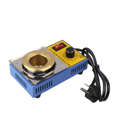 SLT-360 Solder Pot Titanium Alloy Soldering Melting Tin 38mm 100W (AU Plug)(Blue)