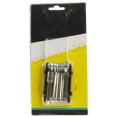 17x Standard Metric Folding Hex Key Set