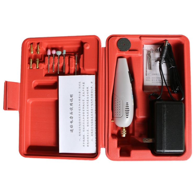 Multi-function Super Mini Electric Drill Set(Red)