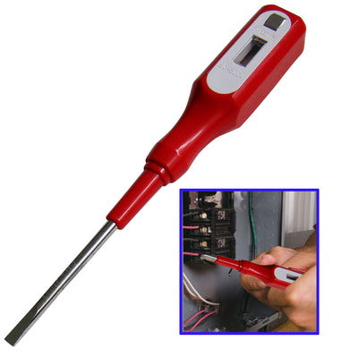 Handheld Voltage Detector Doubles as Screwdriver(Red)