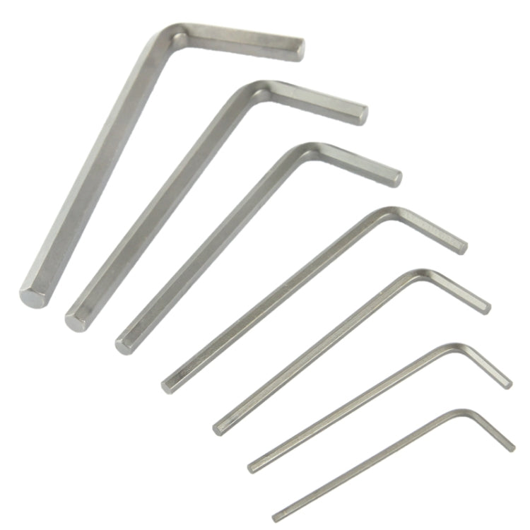 7 x Professional Bike Repairing Inner Hexagon Spanner Wrench