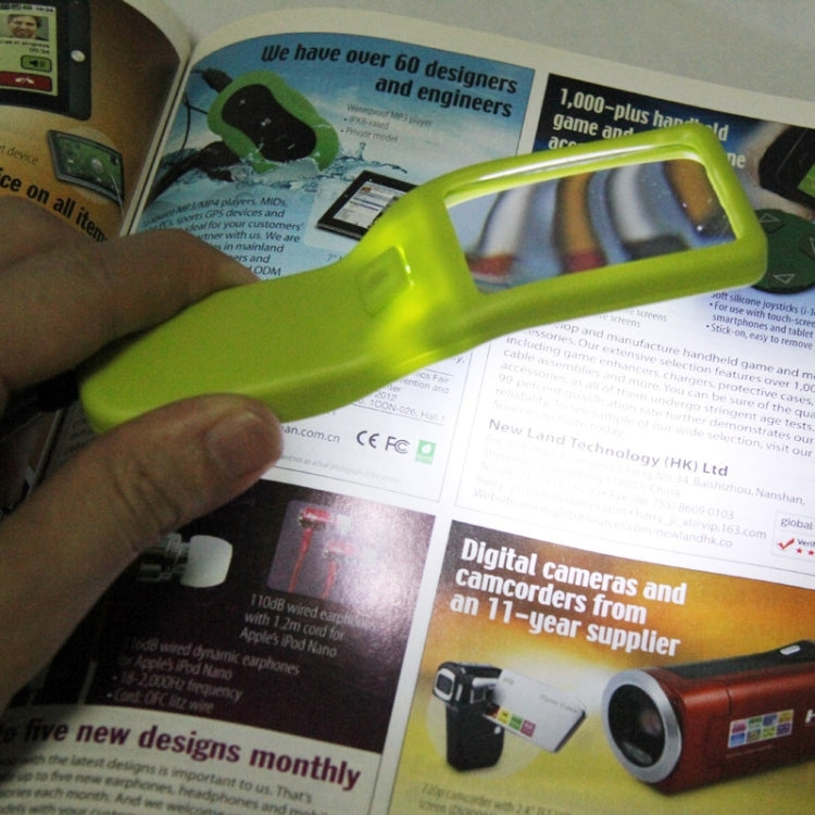 BW-017 5X Visual Magnifier with LED Light for Tablet & Mobile Phone Repair / Aid / Seniors, with Currency Detecting Function, Random Color Delivery