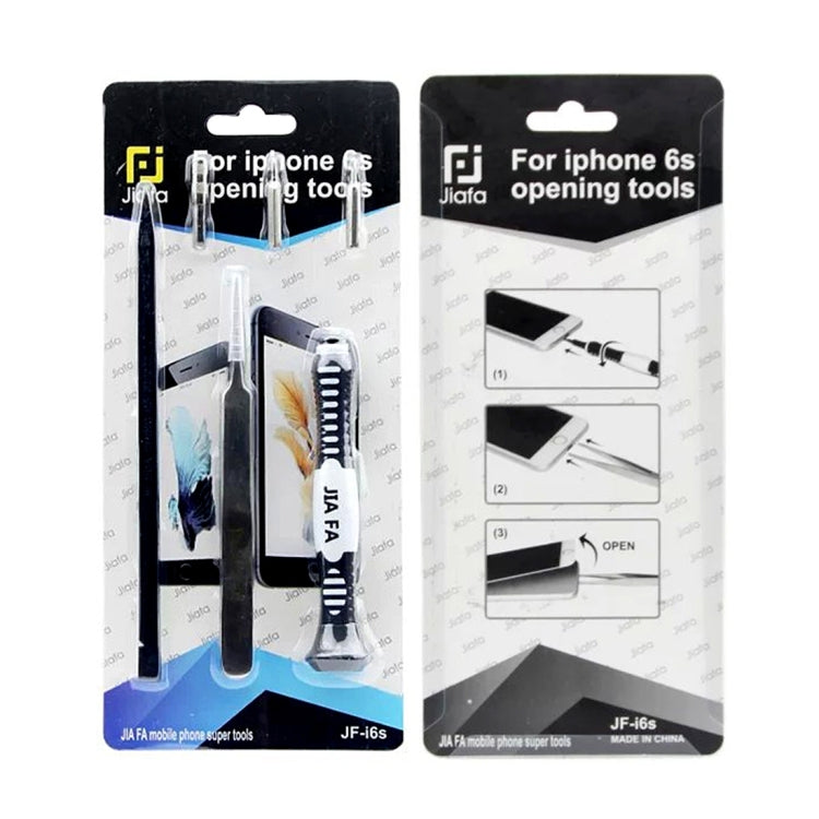 JF-6S 6 in 1 Demolition Screwdriver Repair Opening Tools Set for iPhone