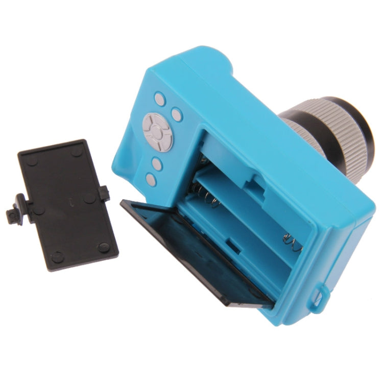 Portable Battery Operated Camera Shaped 2-Blade Mini Cooling Fan (Blue)