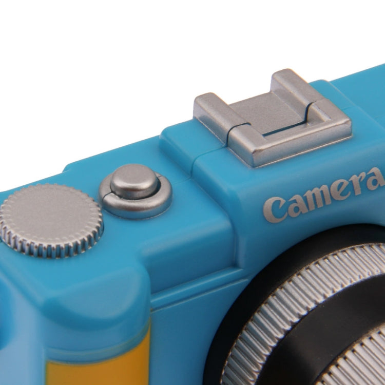 Portable Battery Operated Camera Shaped 2-Blade Mini Cooling Fan (Blue)