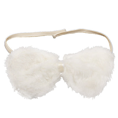 Animal Ears Headband Hair Pin Rabbit Ear Bow Tie Piece Set(White)