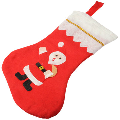 Christmas Gifts Santa Claus Pattern Christmas Sock(Red)