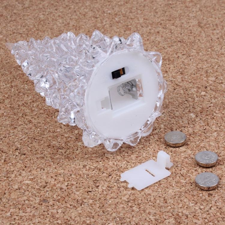 Crystal Christmas Tree Shaped Color-changed LED Light Night Lamp, Size: 6cm(L) x 12.5cm(H)