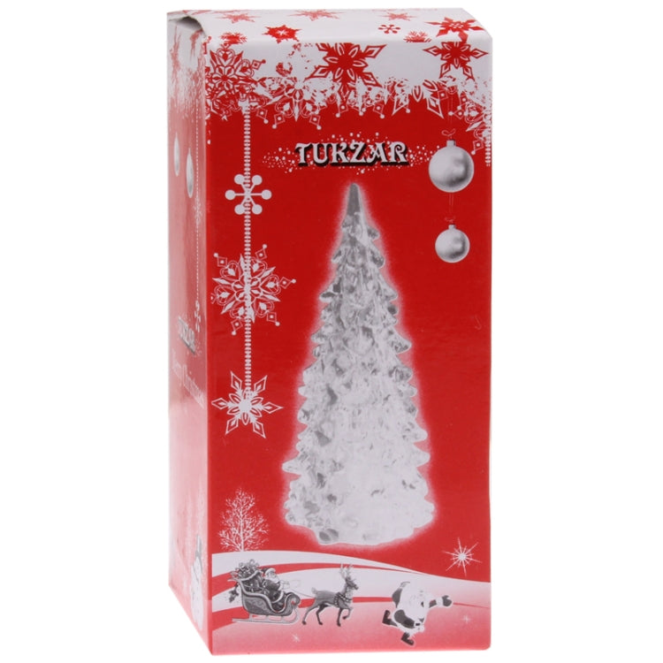 Crystal Christmas Tree Shaped Color-changed LED Light Night Lamp, Size: 6cm(L) x 12.5cm(H)
