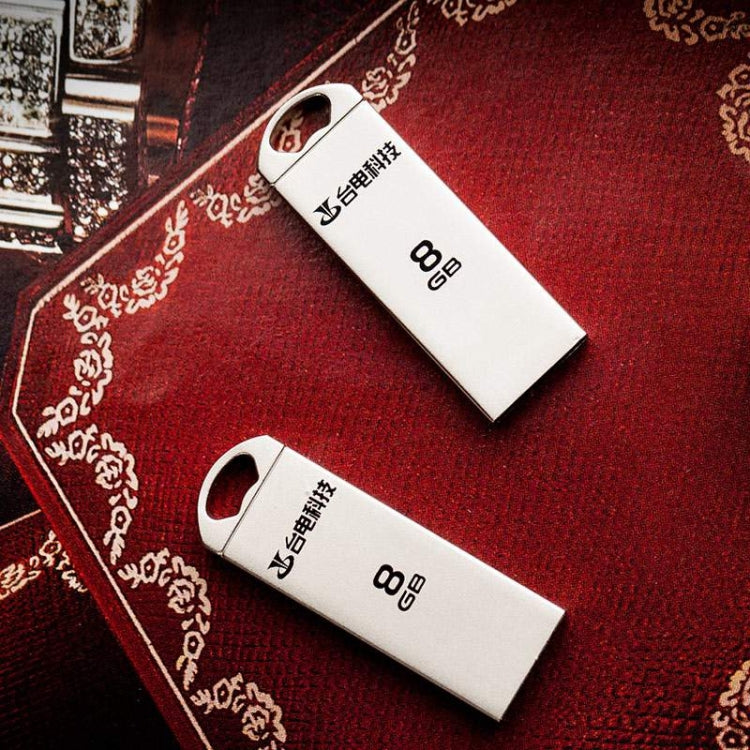 Teclast NCX Series 8GB Full Zinc Alloy USB 2.0 Flash Disk(Silver)