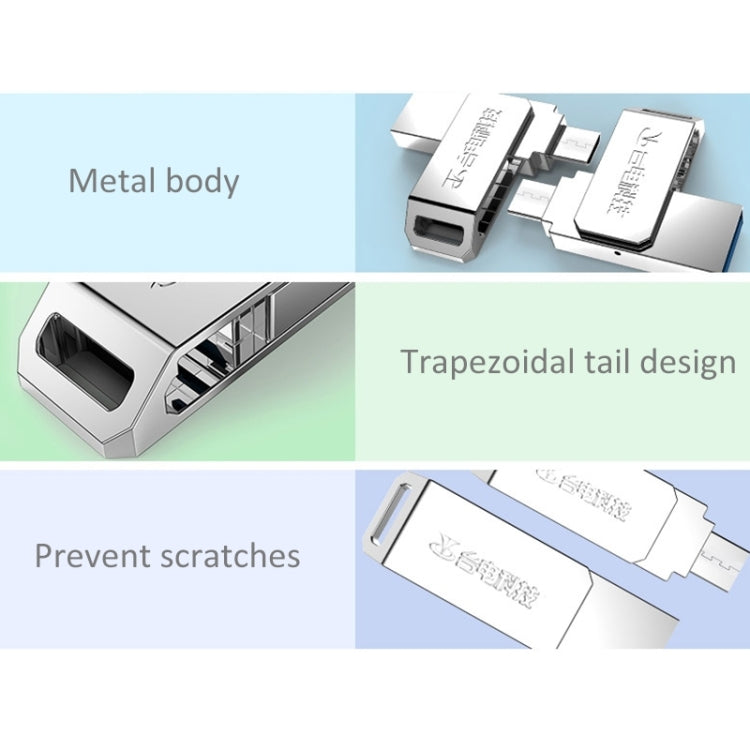 Teclast NYO Series 2 in 1 32GB Rotation Type Micro USB & USB 3.0 Flash Disk, For Galaxy, Huawei, Xiaomi, Sony, Google, LG, HTC and other Smartphones & Tablet